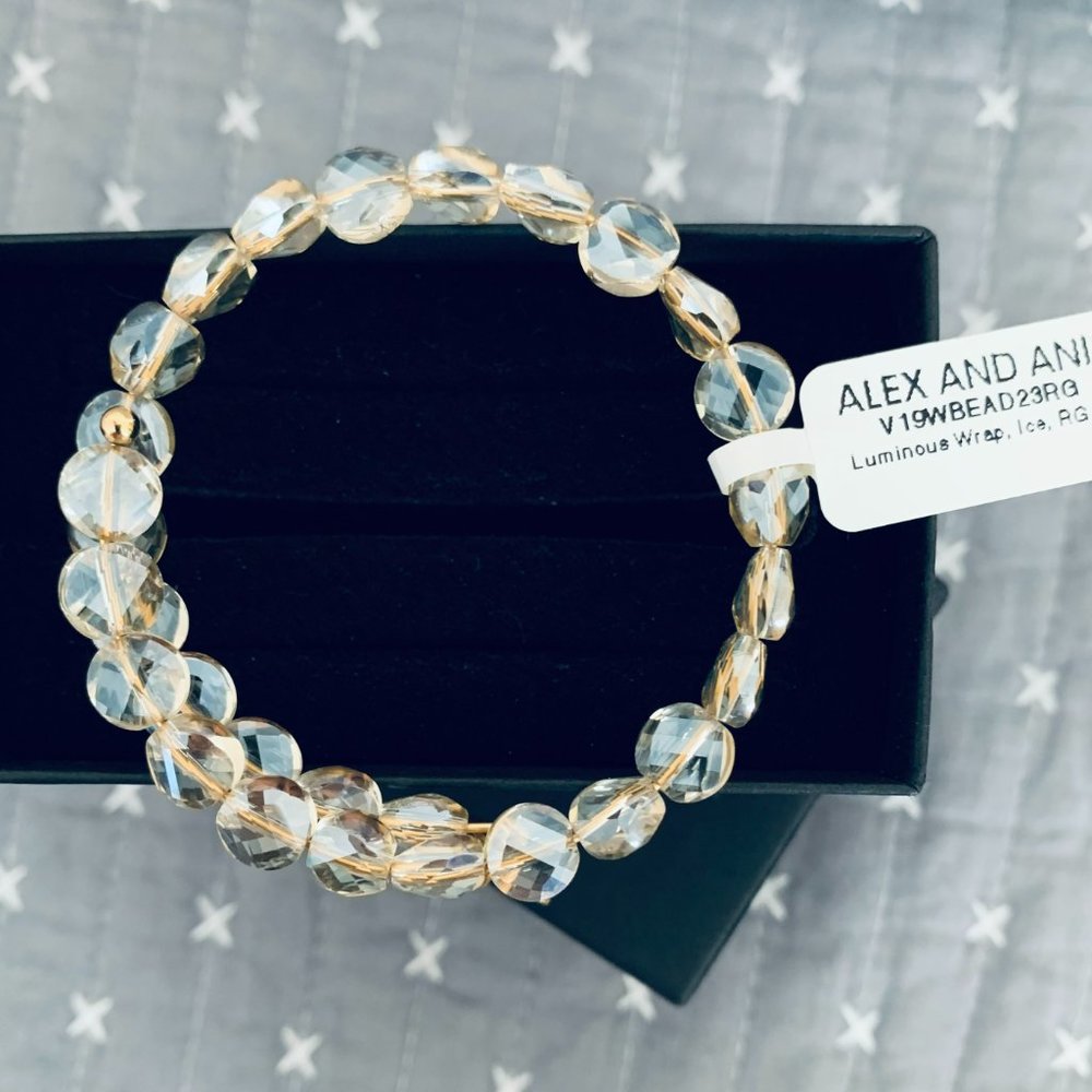 ✨ Alex and Ani Luminous Ice Wrap NWT - Picture 6 of 7